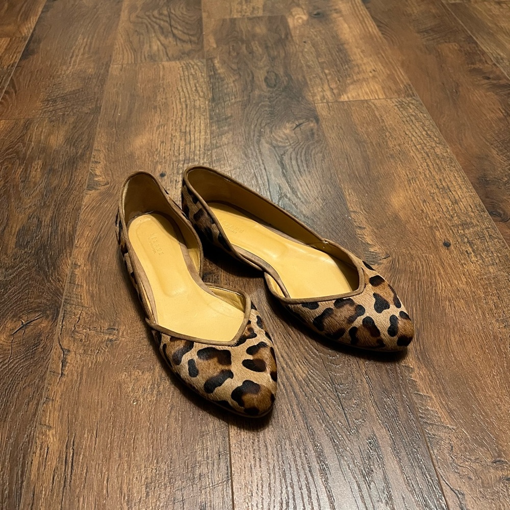 Sezane Leopard Ballet Flats